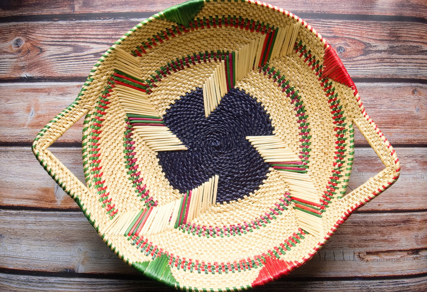 Handwoven African Fruit Basket