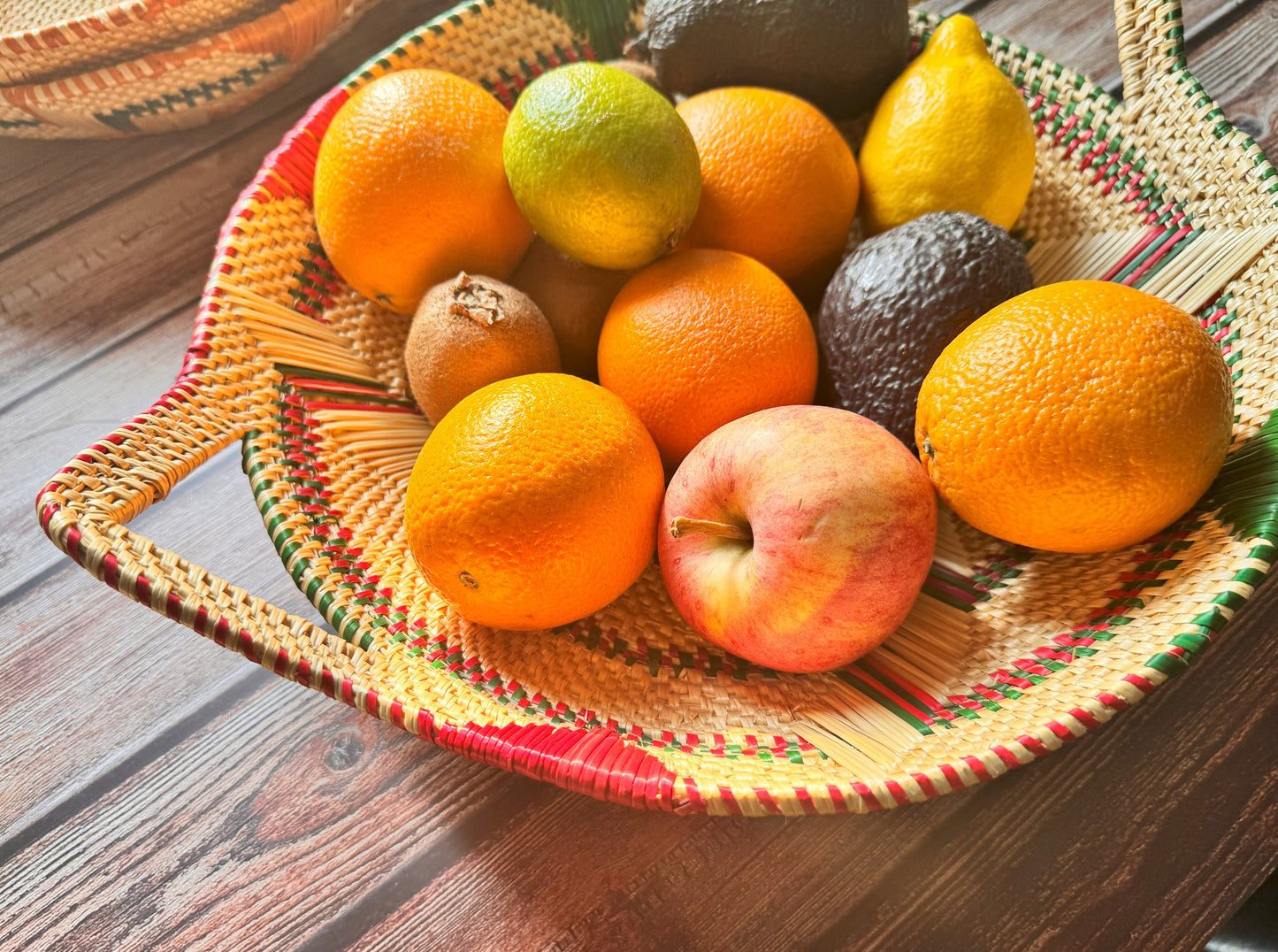 Handwoven African Fruit Basket
