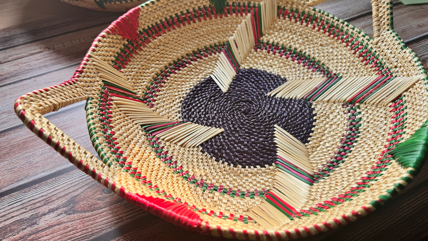 Handwoven African Fruit Basket