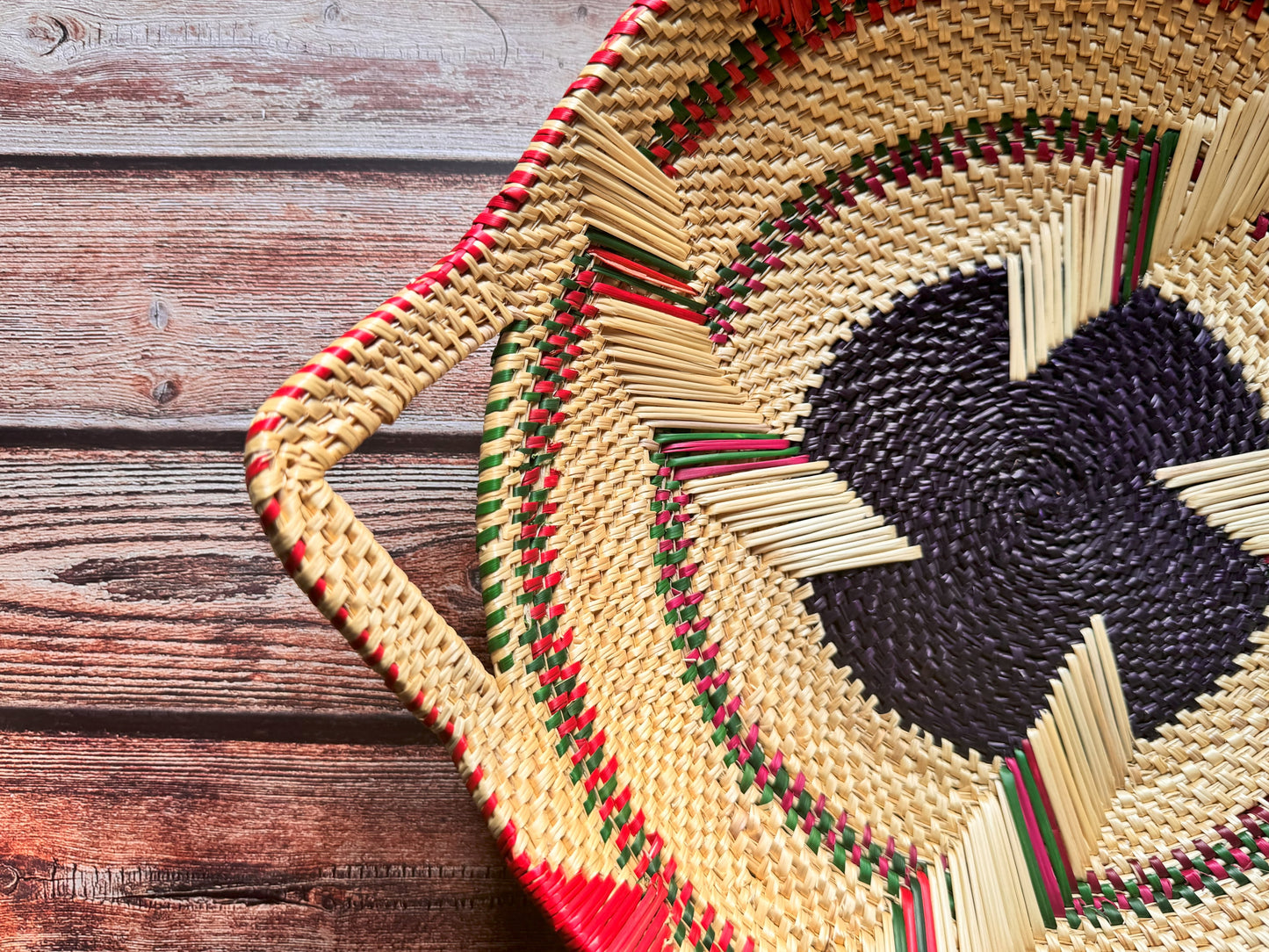 Handwoven African Fruit Basket