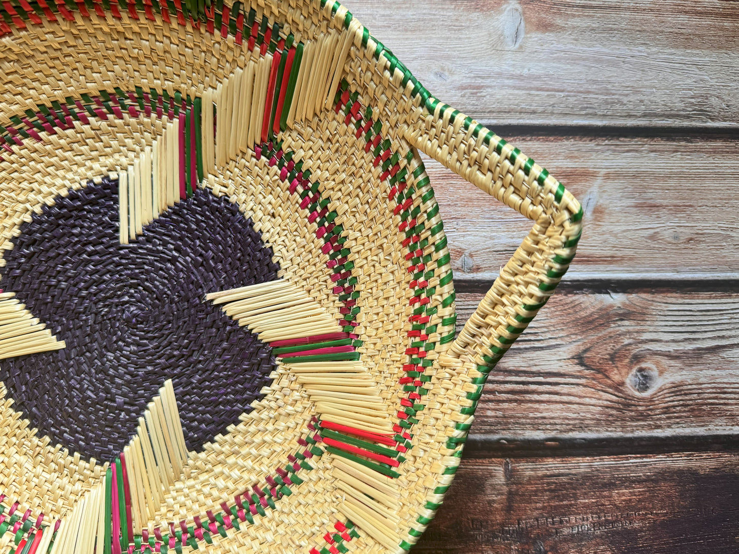 Handwoven African Fruit Basket