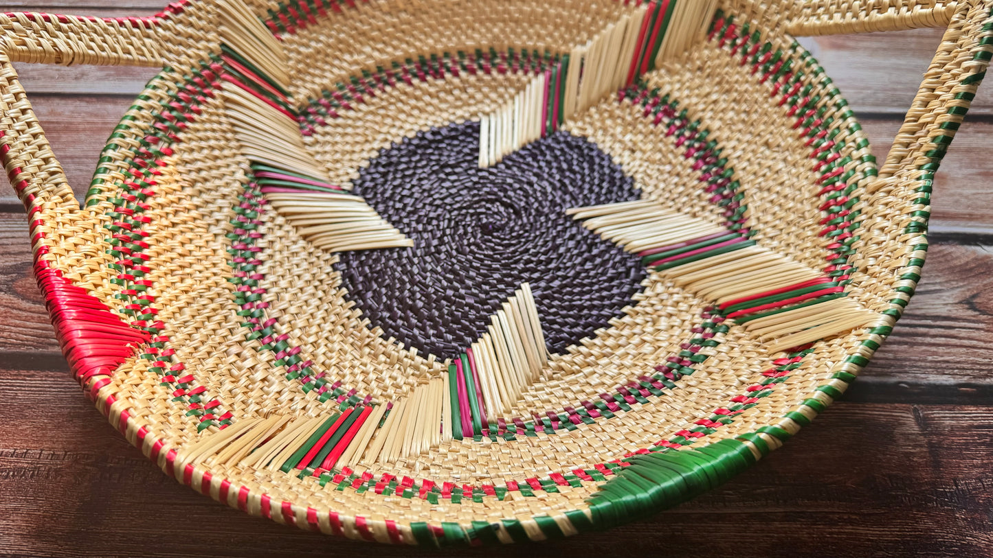 Handwoven African Fruit Basket