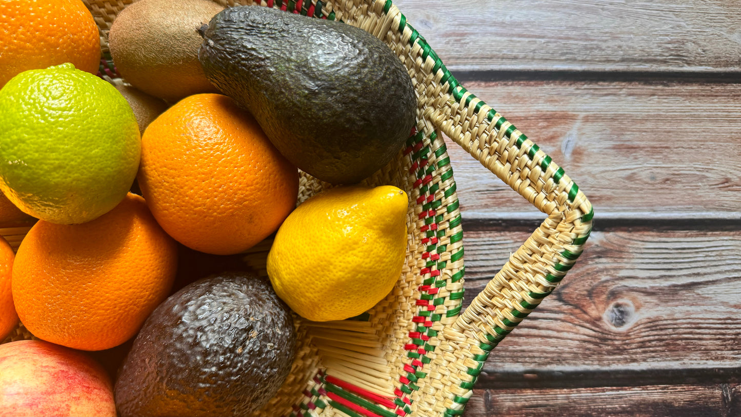 Handwoven African Fruit Basket