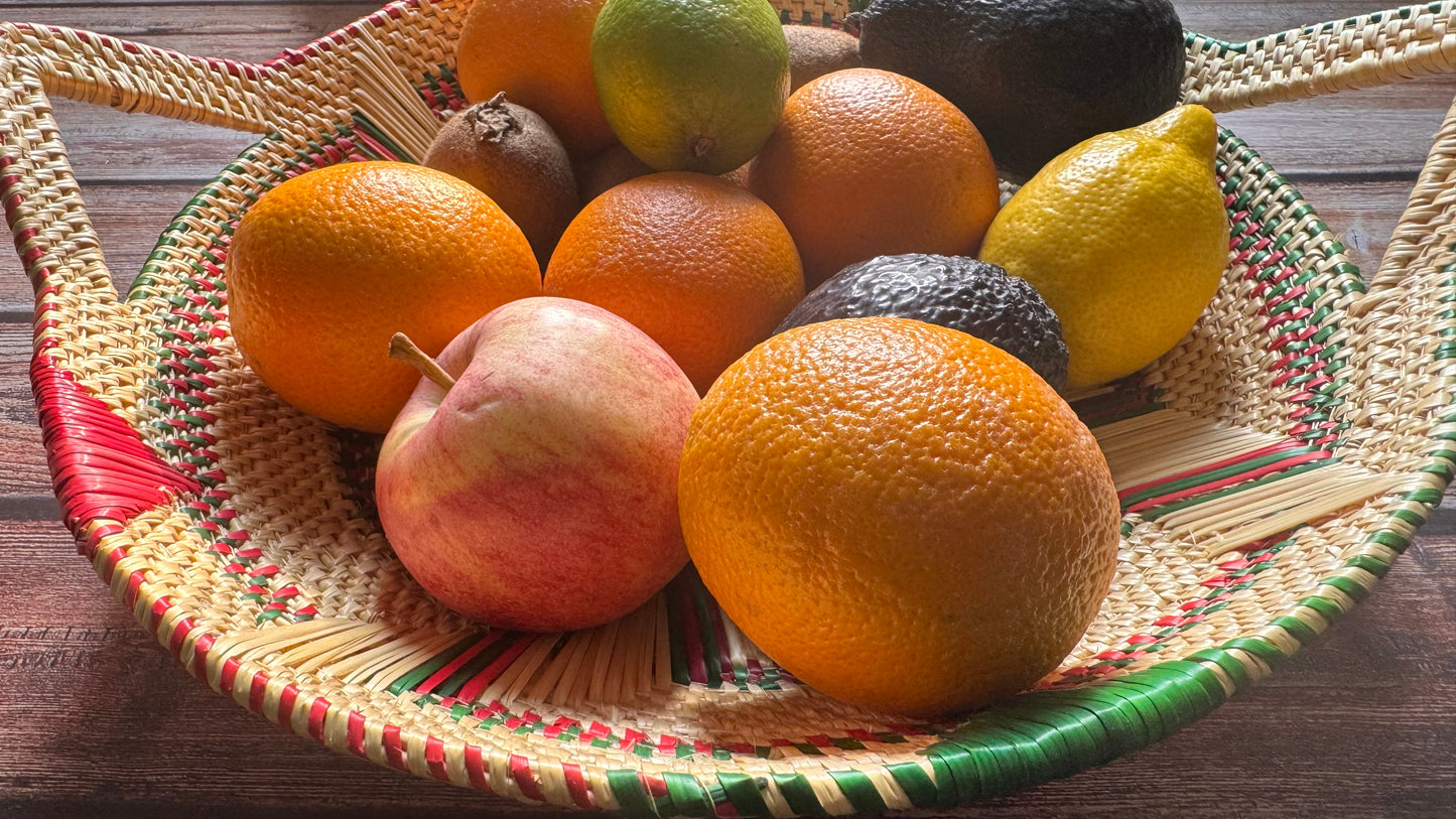 Handwoven African Fruit Basket