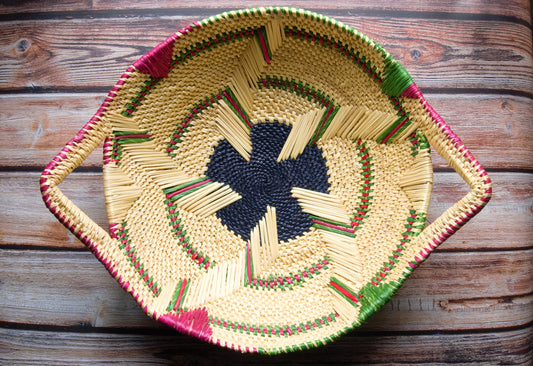 Handwoven African Fruit Basket