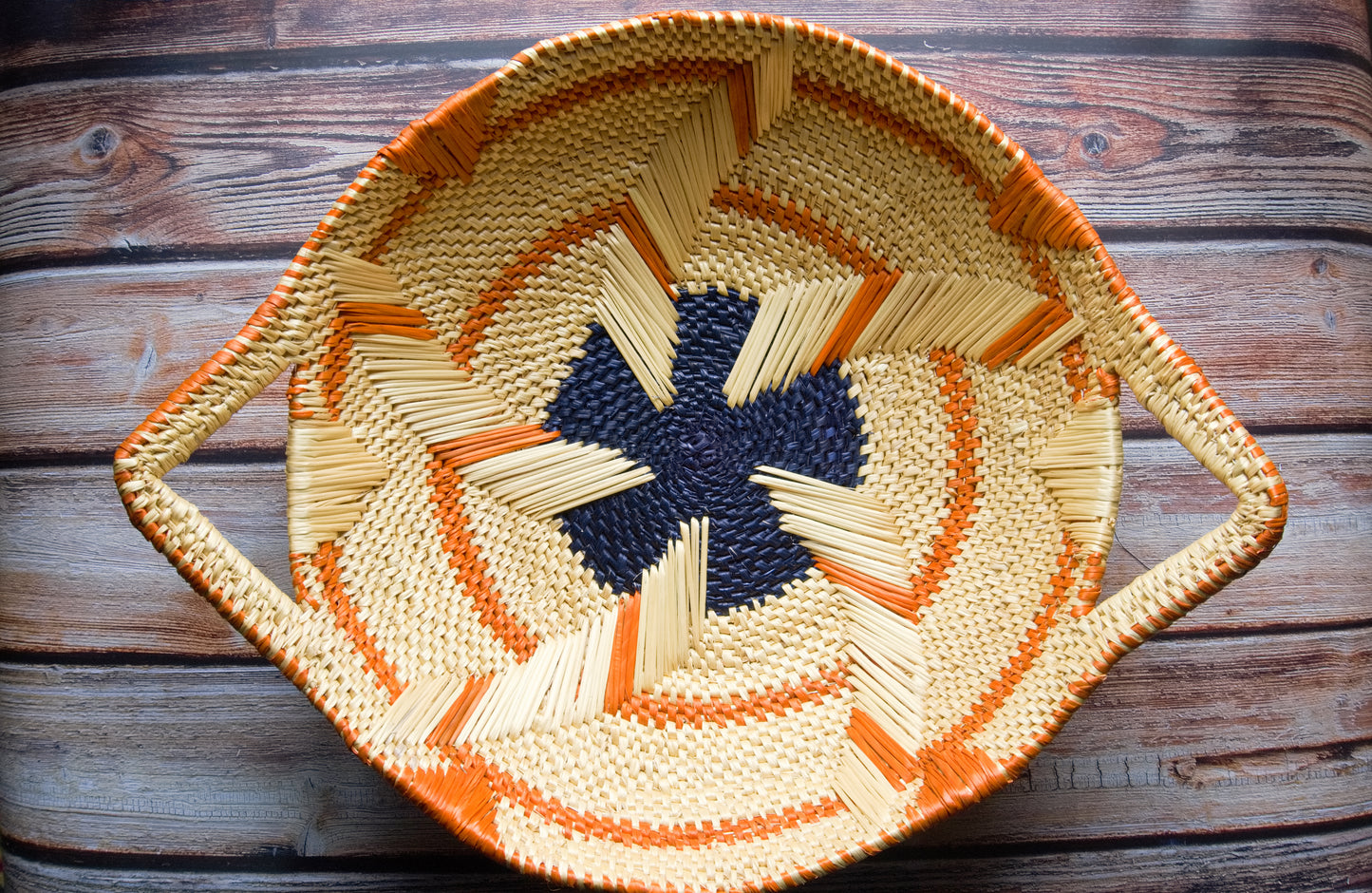 Handwoven African Fruit Basket