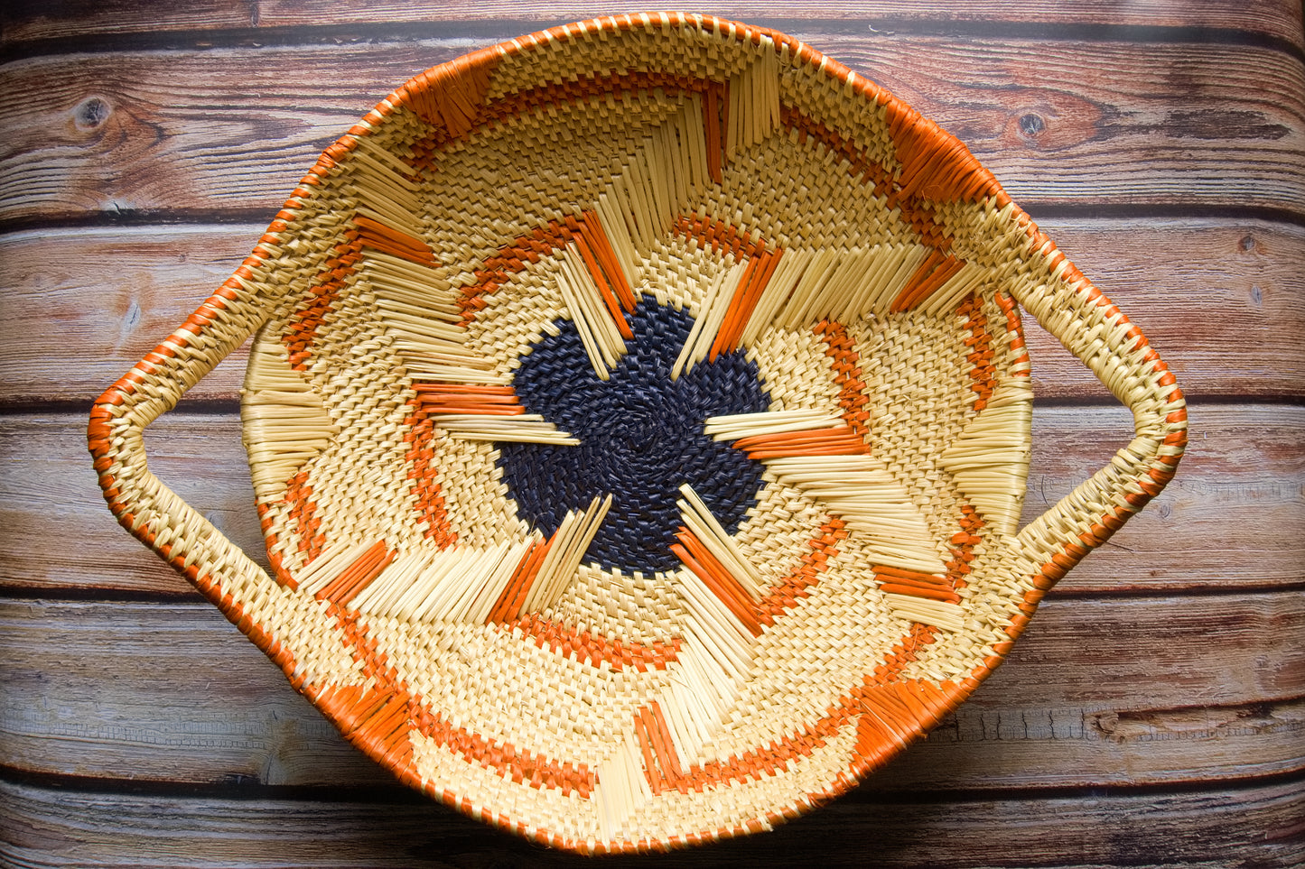 Handwoven African Fruit Basket