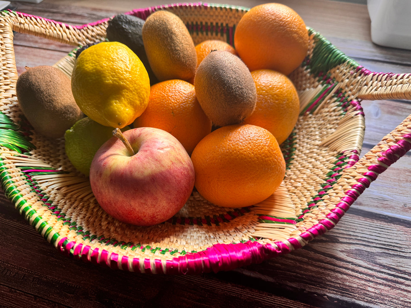 Handwoven African Fruit Basket