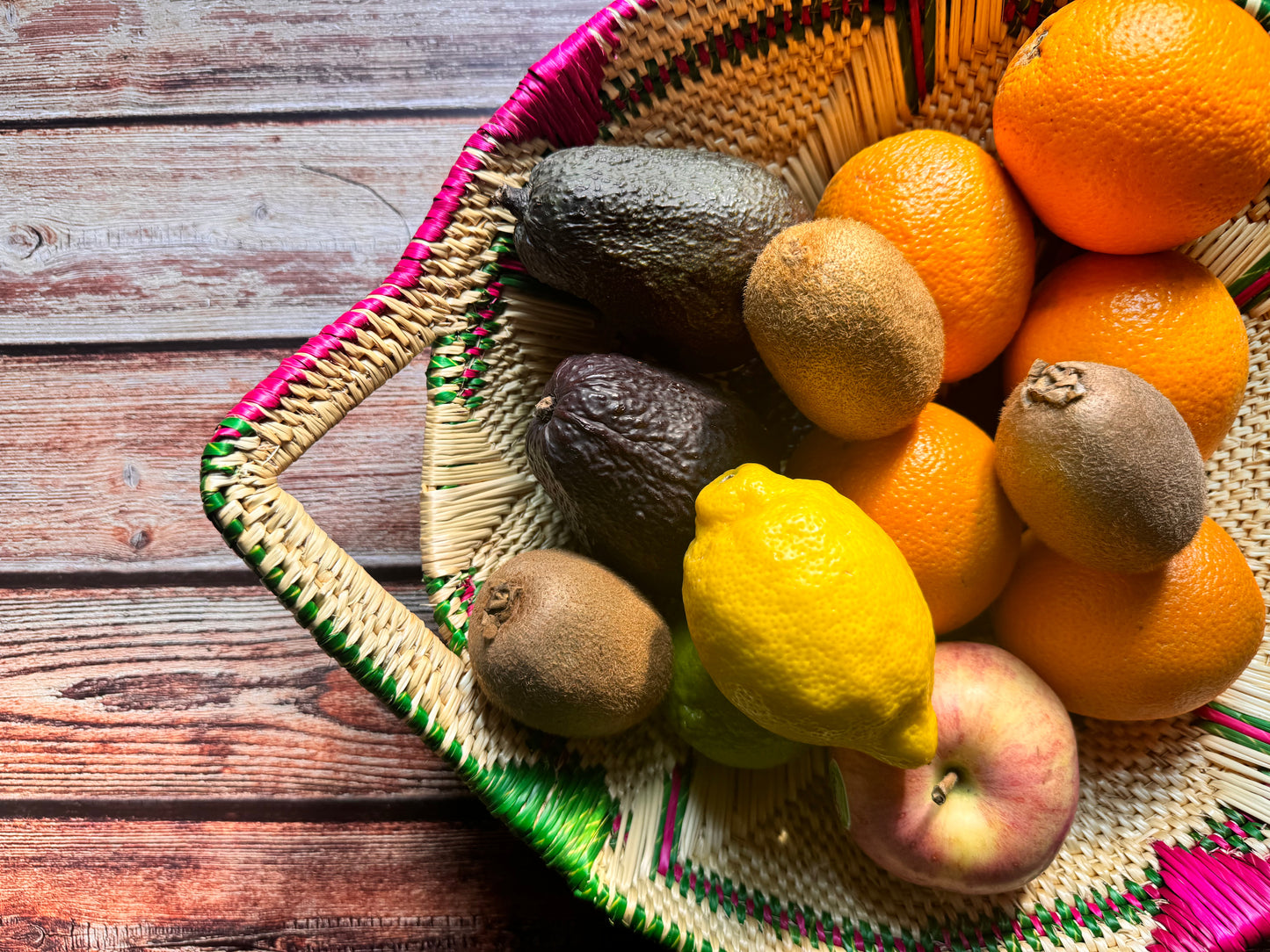 Handwoven African Fruit Basket