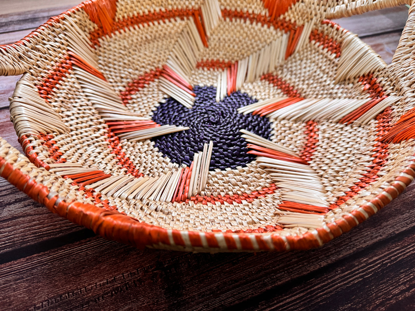 Handwoven African Fruit Basket