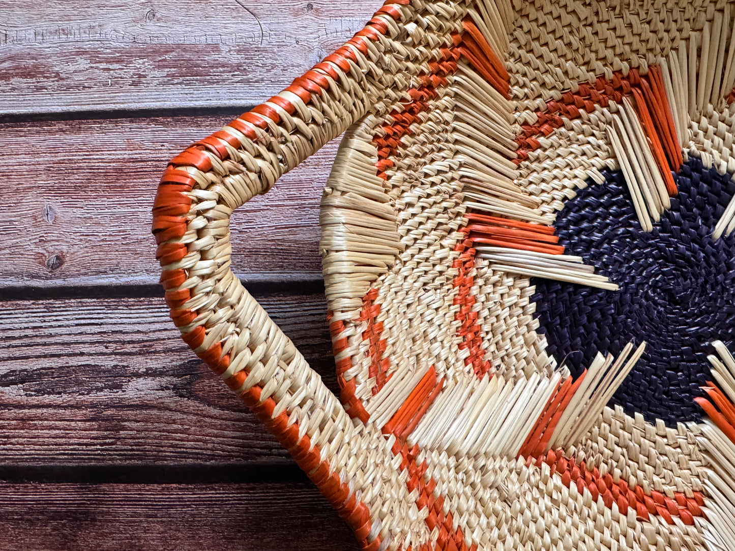 Handwoven African Fruit Basket