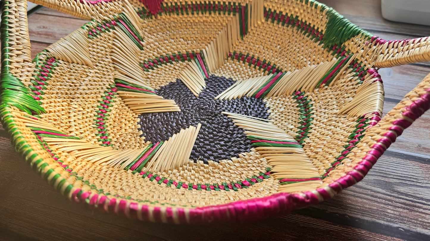 Handwoven African Fruit Basket