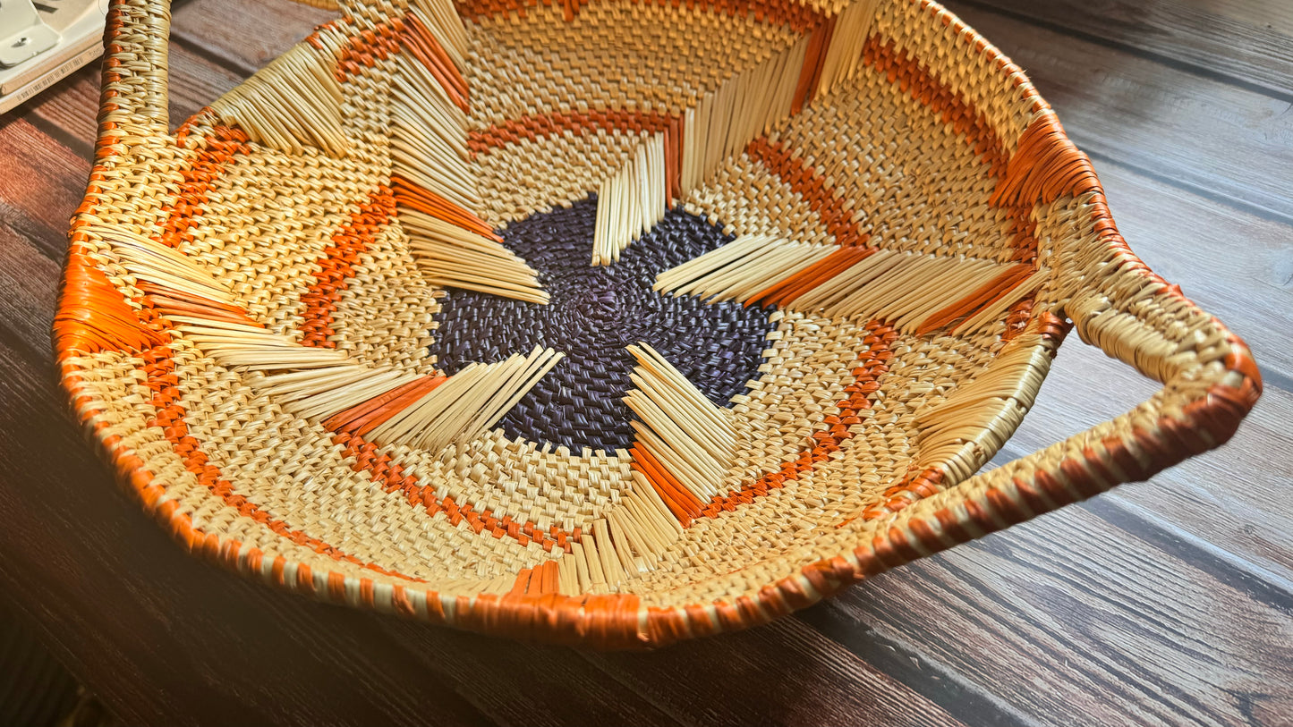 Handwoven African Fruit Basket