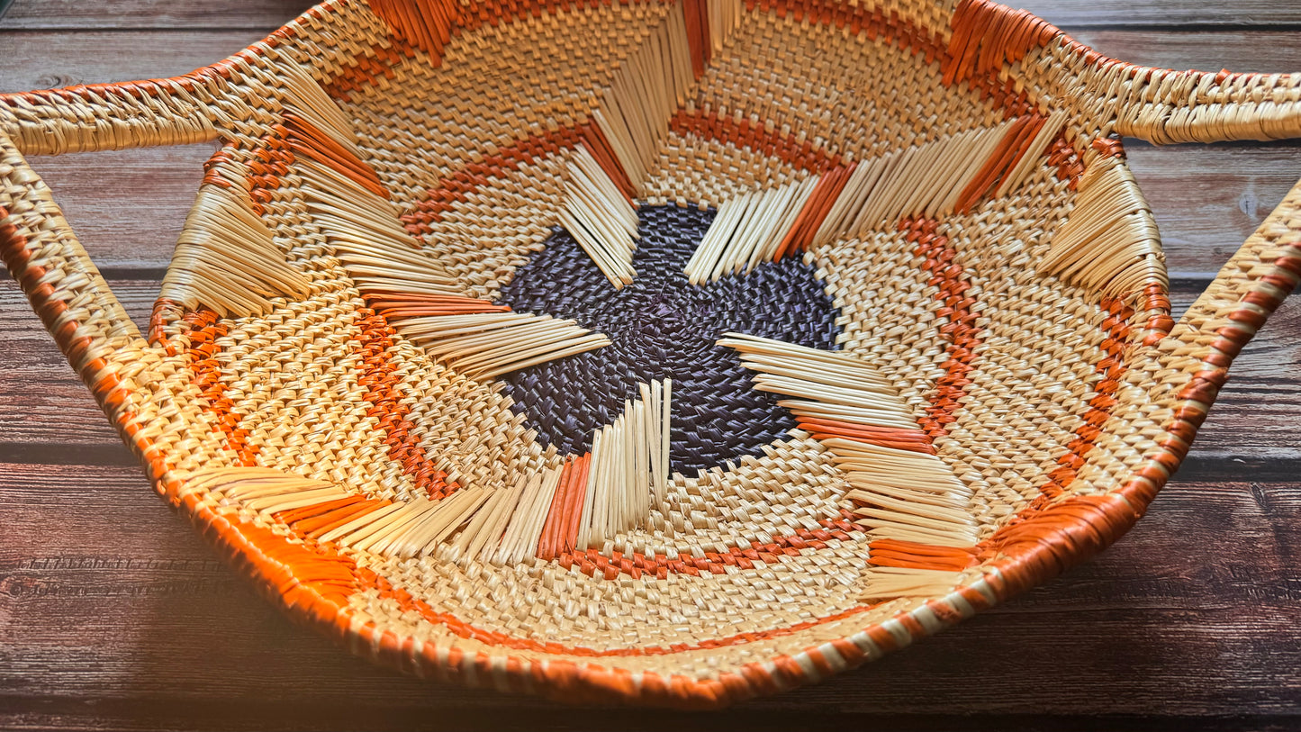 Handwoven African Fruit Basket